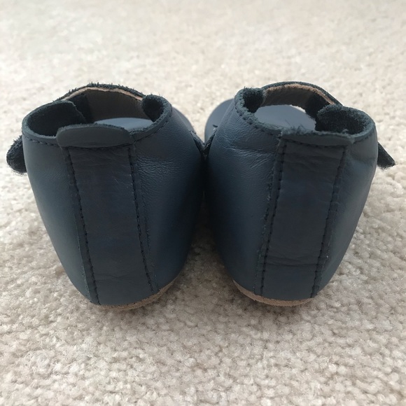 Navy baby bobux soft sole shoes - Picture 3 of 7